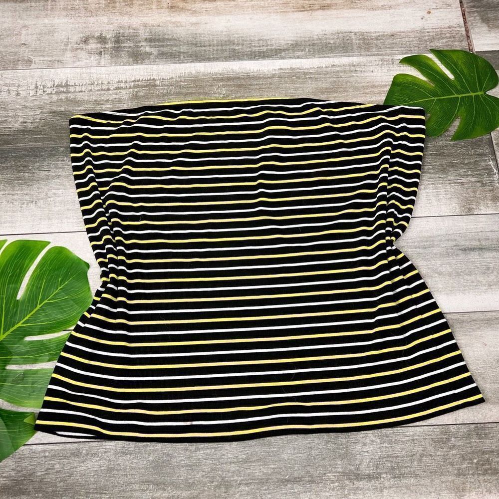 ASOS Curve NWT Striped Ribbed Tube Top – Size 26 - Picture 2 of 8